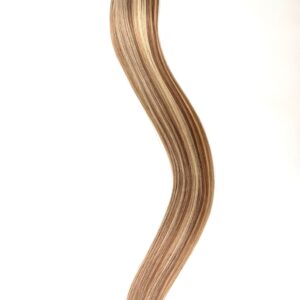 Tape-in Extensions Gesträhnt Hellbraun-Platinblond (A5-P613)